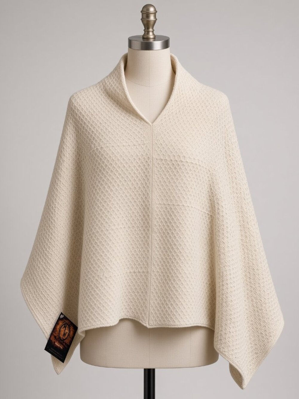 Nellie Poncho From Mountain Meadow - 100% Merino wool layering piece